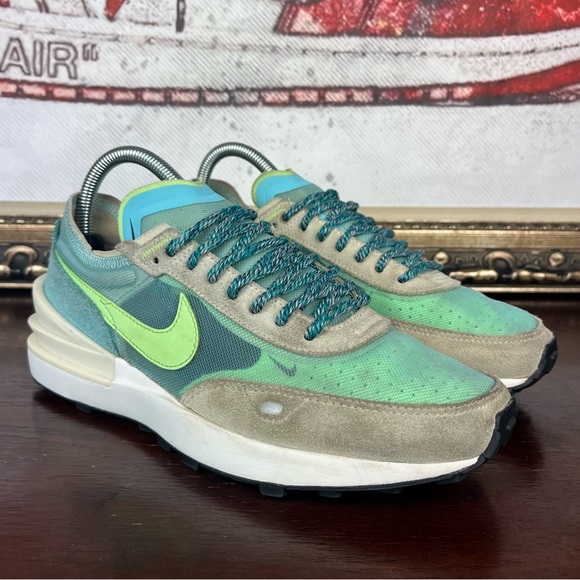 Nike Waffle One Women's Athletic Shoes Size 7.5 "Scream Green" Running Soes - Picture 1 of 9